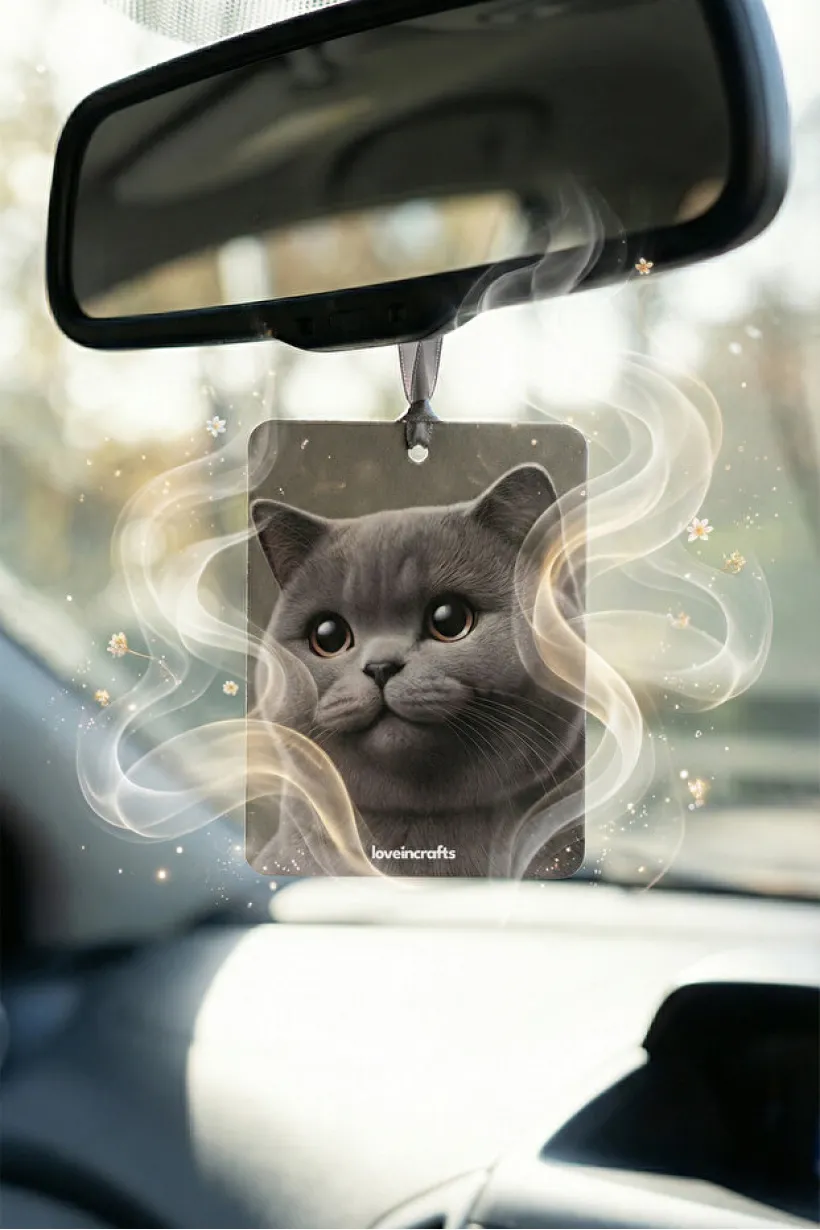 10'lu Paket Oto Araç Kokusu British Shorthair - Vanilya Kokulu 10'lu Paket Oto Araç Kokusu British Shorthair - Vanilya Kokulu